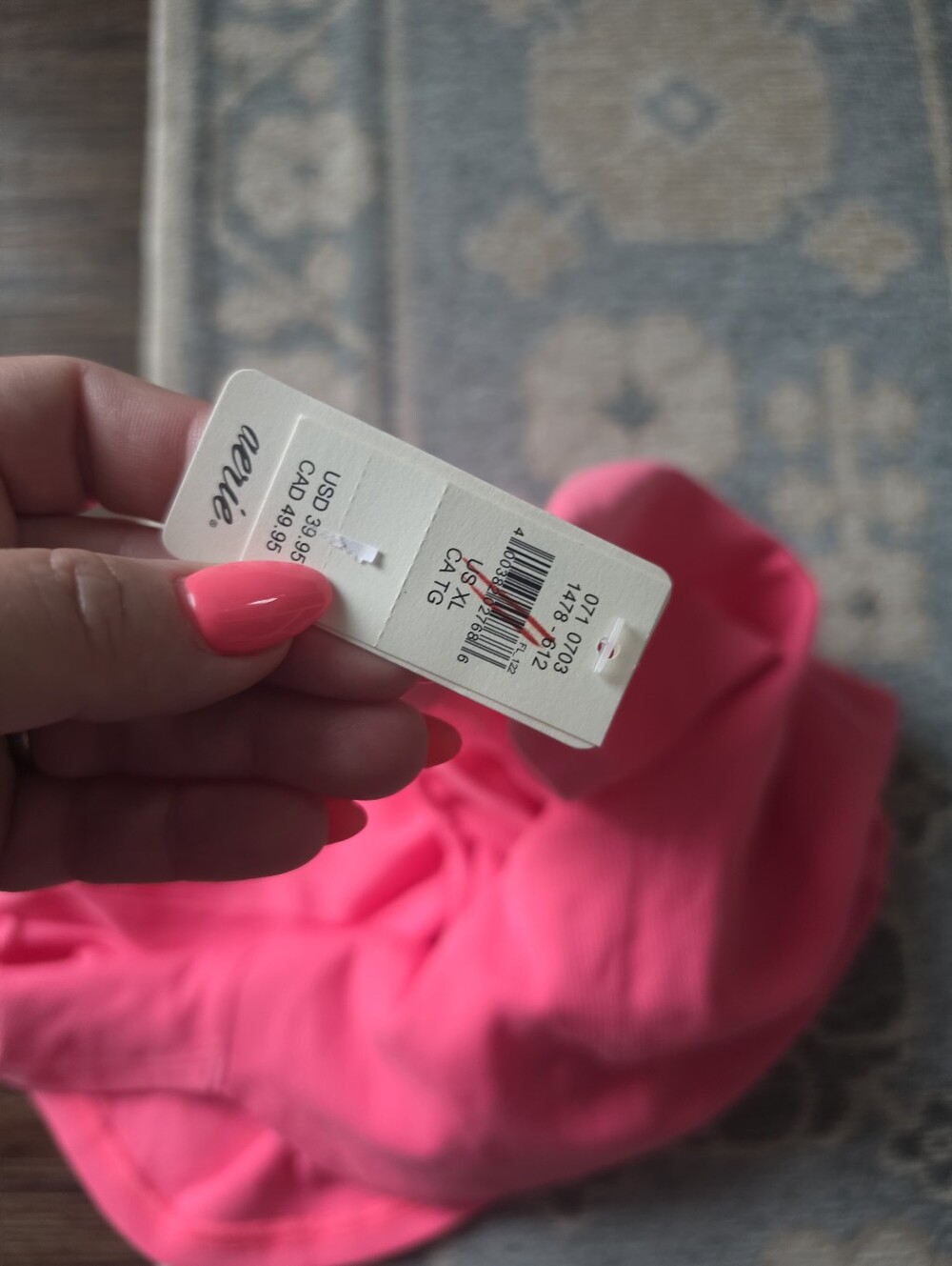 NWT Aerie Ribbed Swim Cover Skirt Pink - Picture 3 of 4